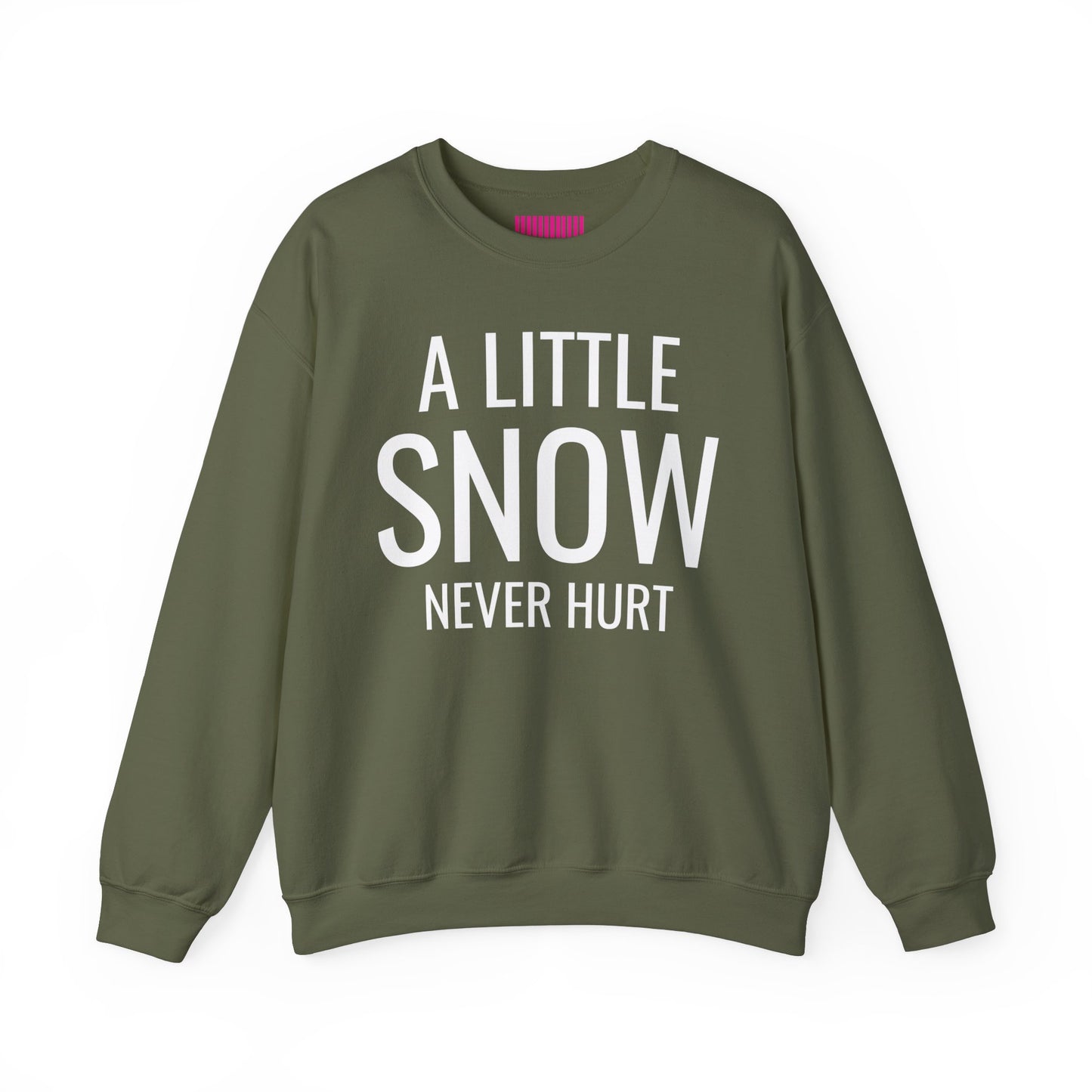 A Little Snow Never Hurt Ski Club Crewneck Sweatshirt