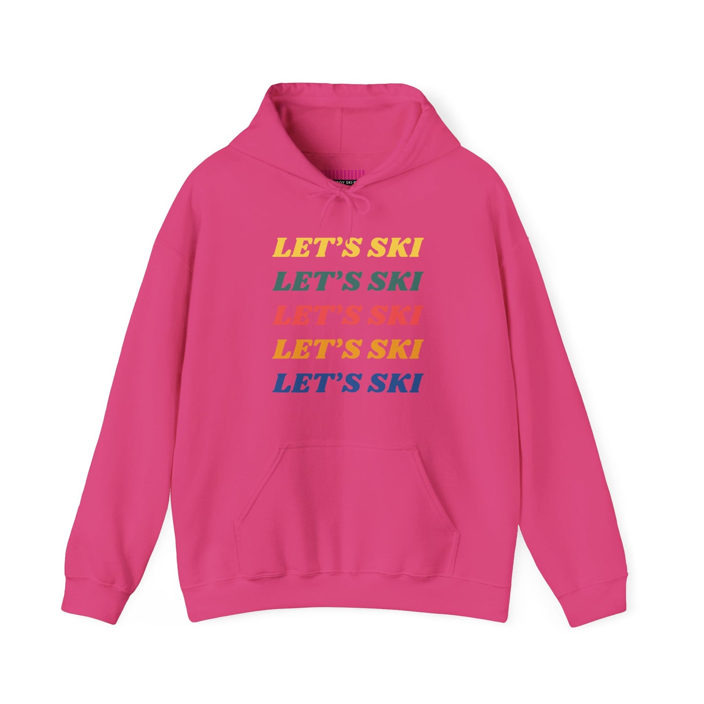 Lets Ski Hoodie Sweatshirt