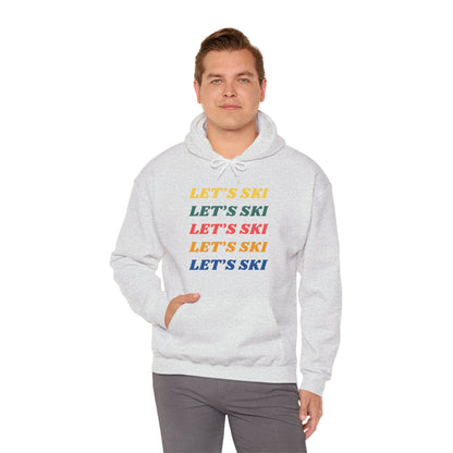 Lets Ski Hoodie Sweatshirt