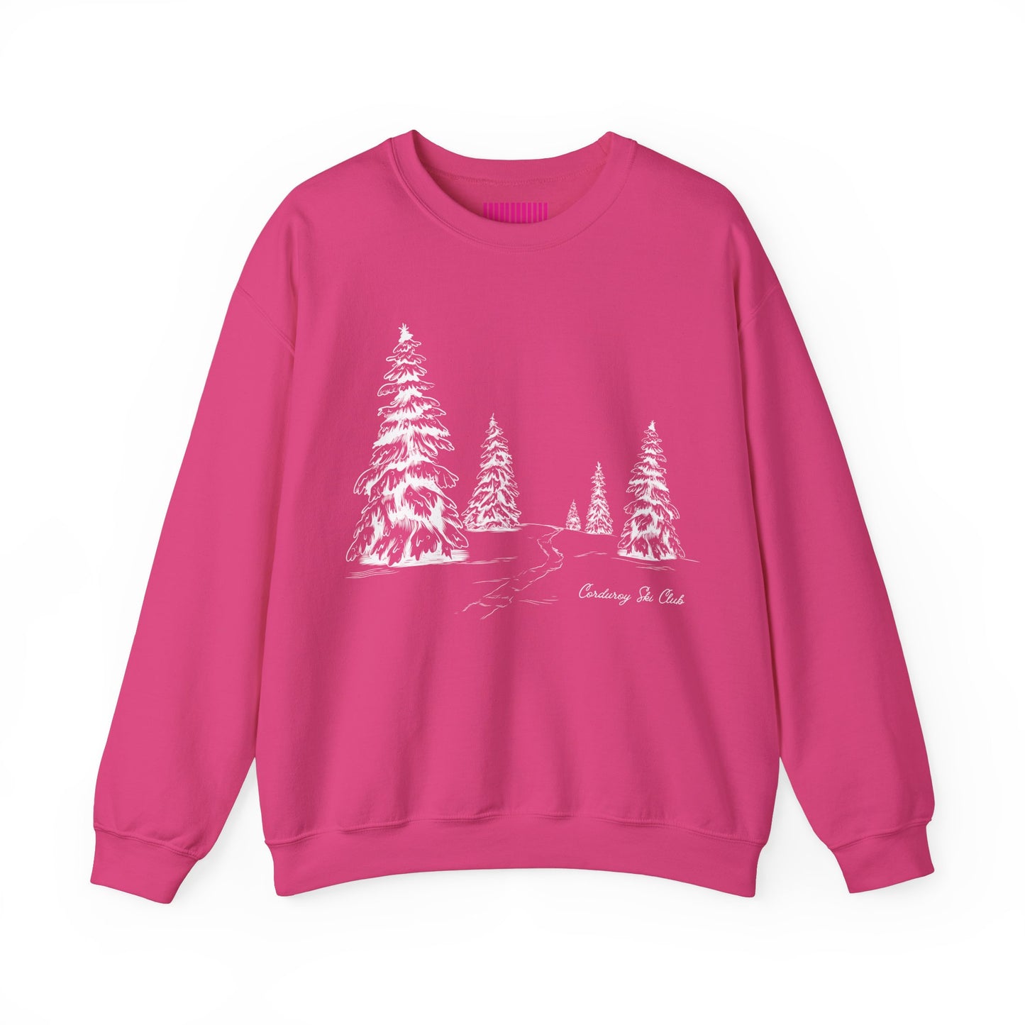 Treescape Corduroy Ski Club Crewneck Sweatshirt