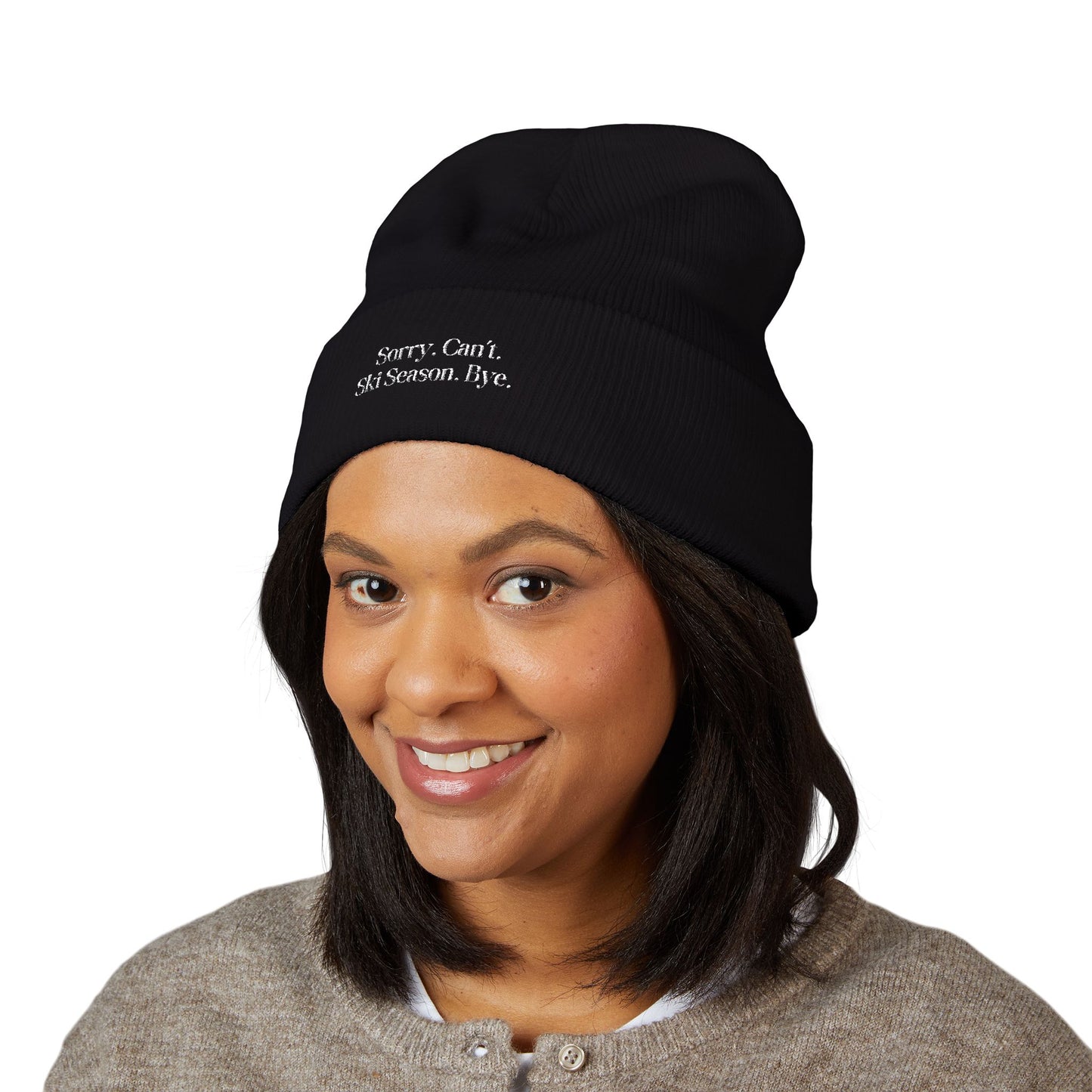 Sorry Can't Classic Cuffed Beanie