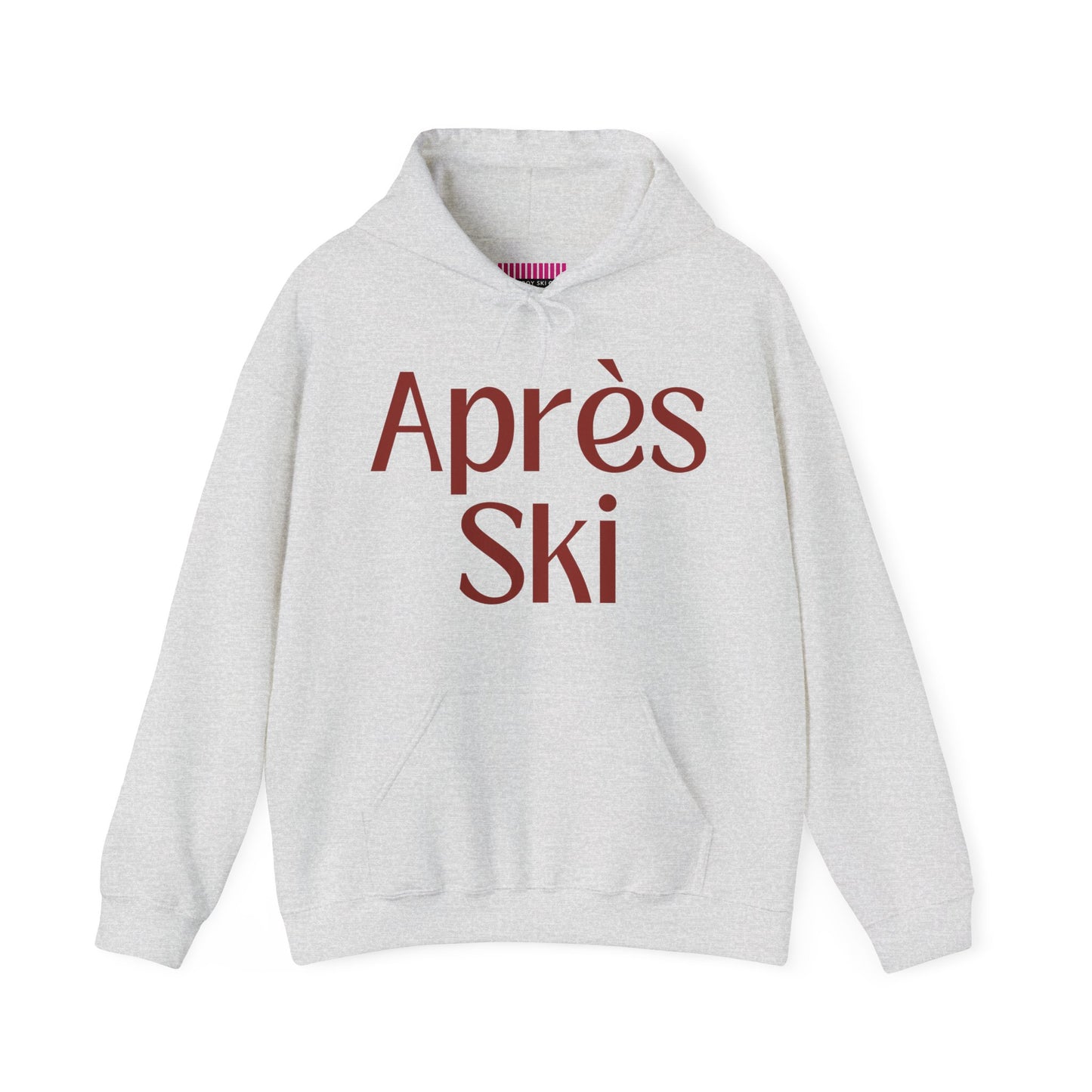 Aprés Ski Maroon Hoodie Sweatshirt