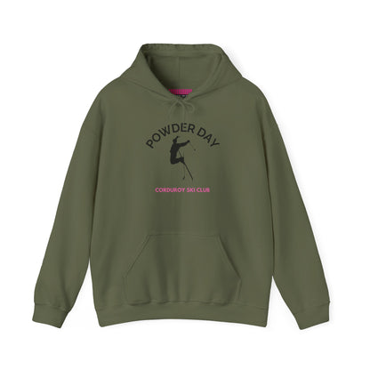 Powder Day Skier Hoodie Sweatshirt