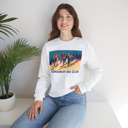 Three Skiers Crewneck Sweatshirt