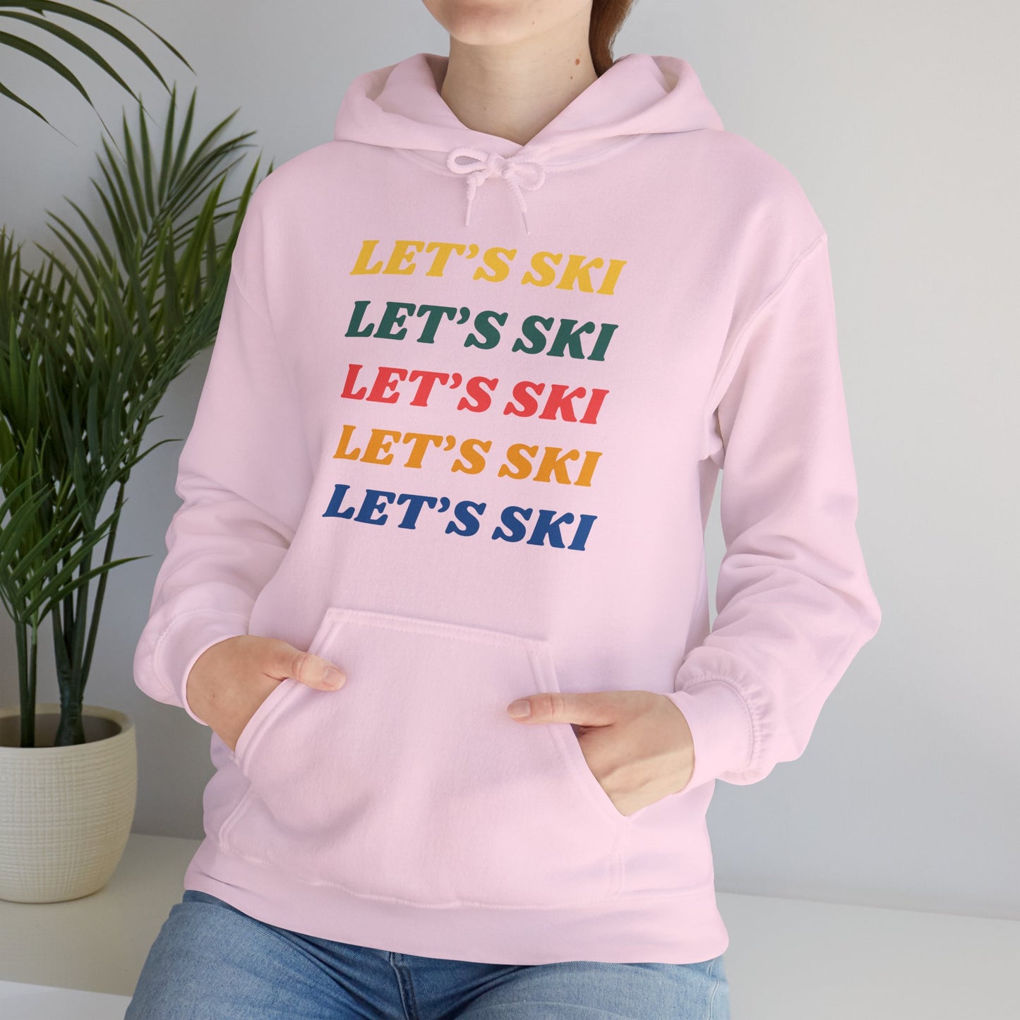 Lets Ski Hoodie Sweatshirt