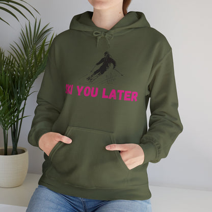 Ski You Later Skier Hoodie Sweatshirt