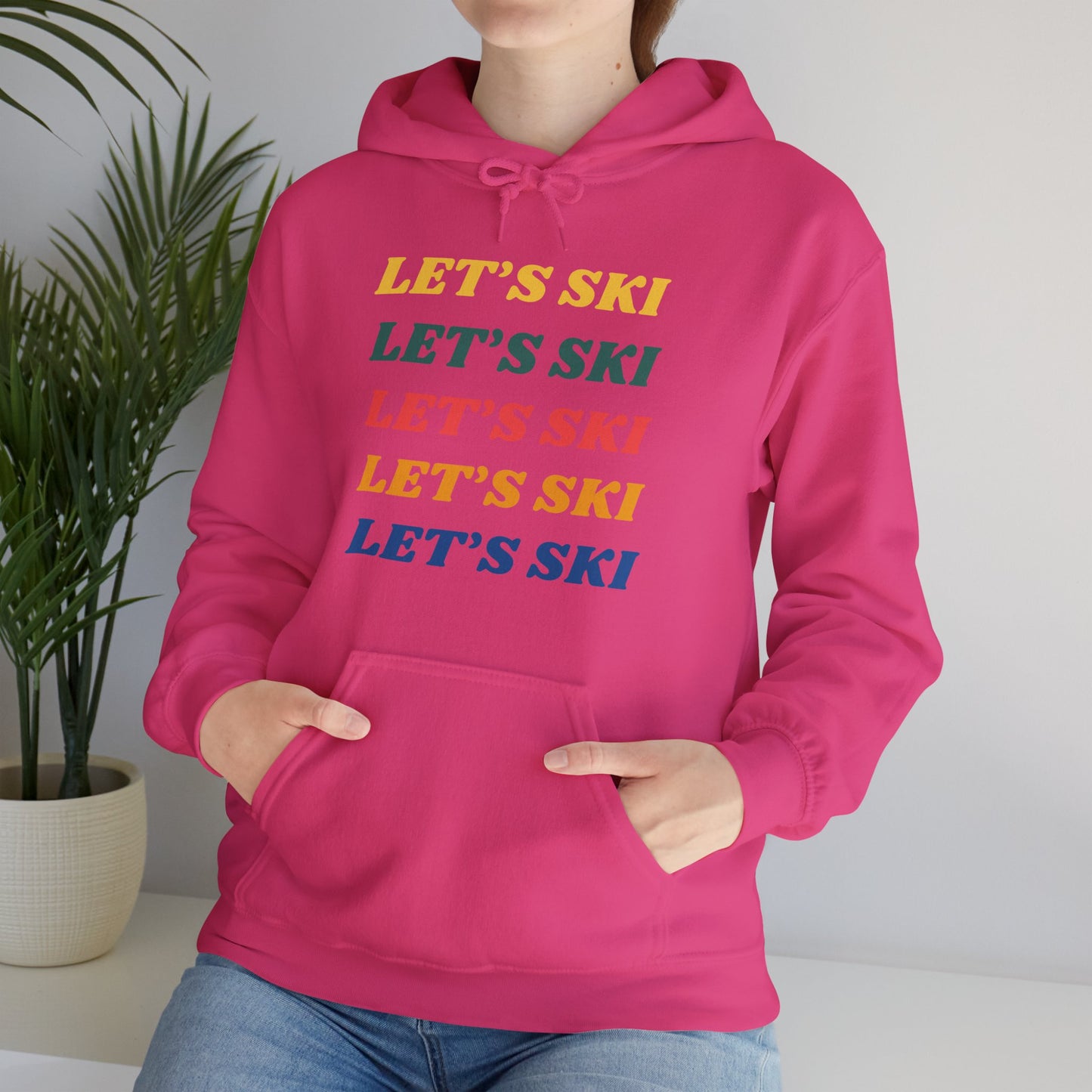 Lets Ski Hoodie Sweatshirt