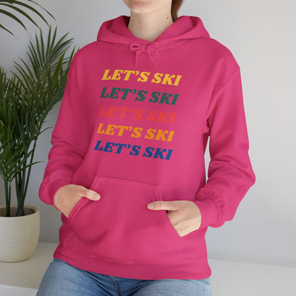Lets Ski Hoodie Sweatshirt