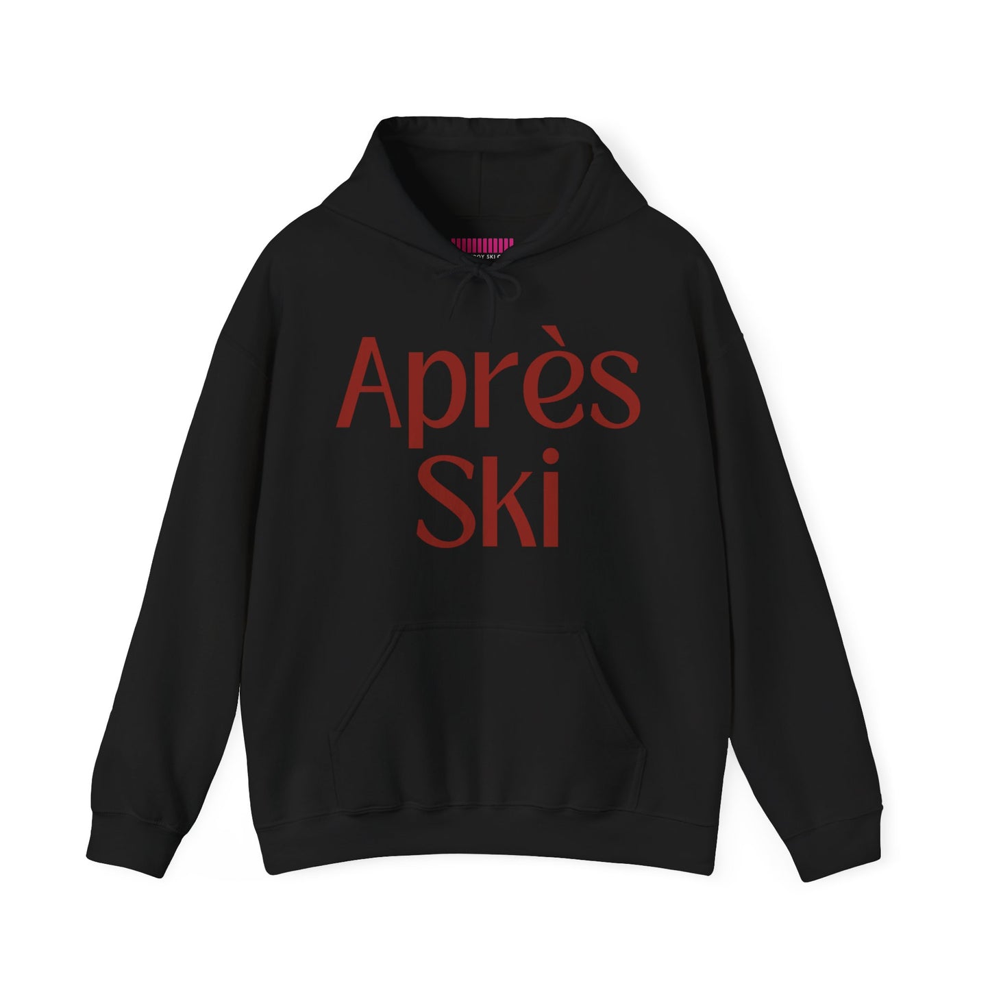 Aprés Ski Maroon Hoodie Sweatshirt