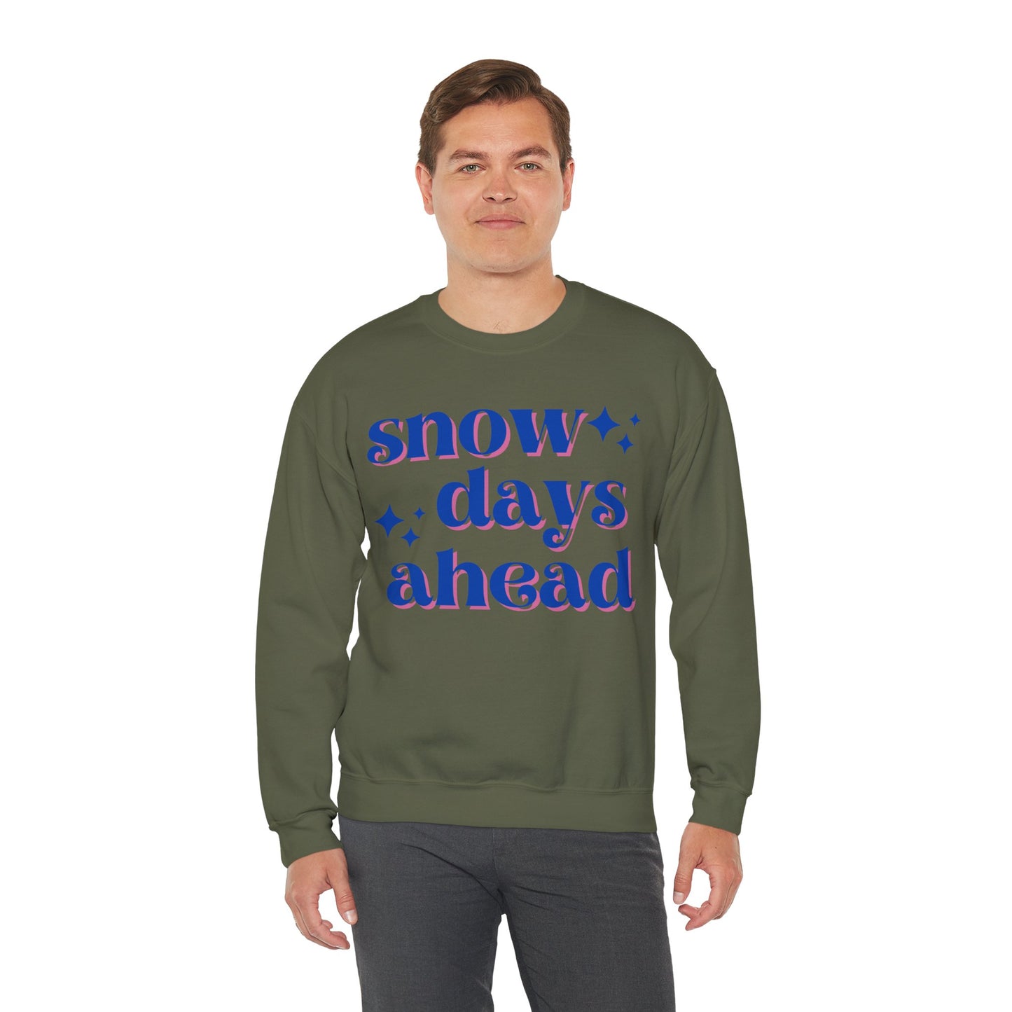 Snow Days Ahead Crewneck Sweatshirt