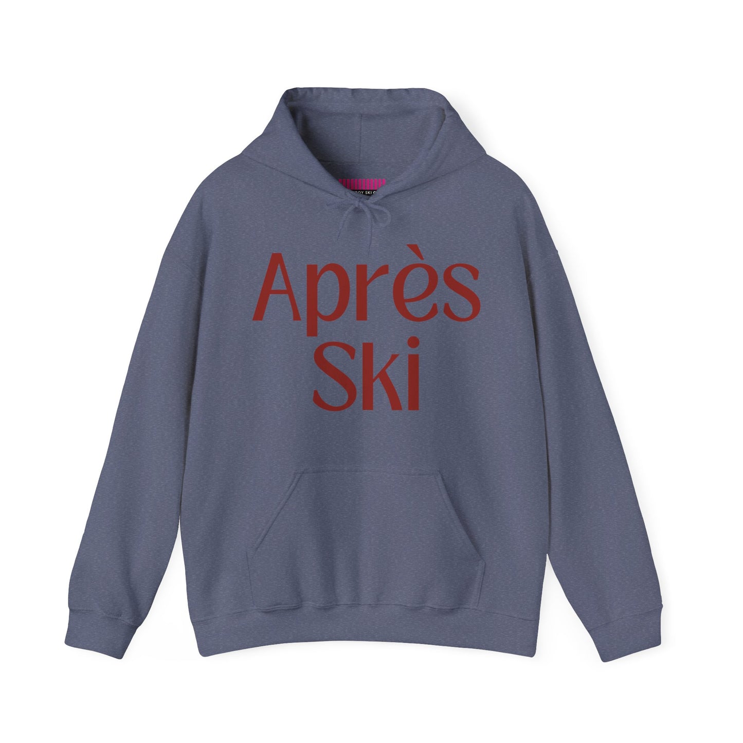 Aprés Ski Maroon Hoodie Sweatshirt