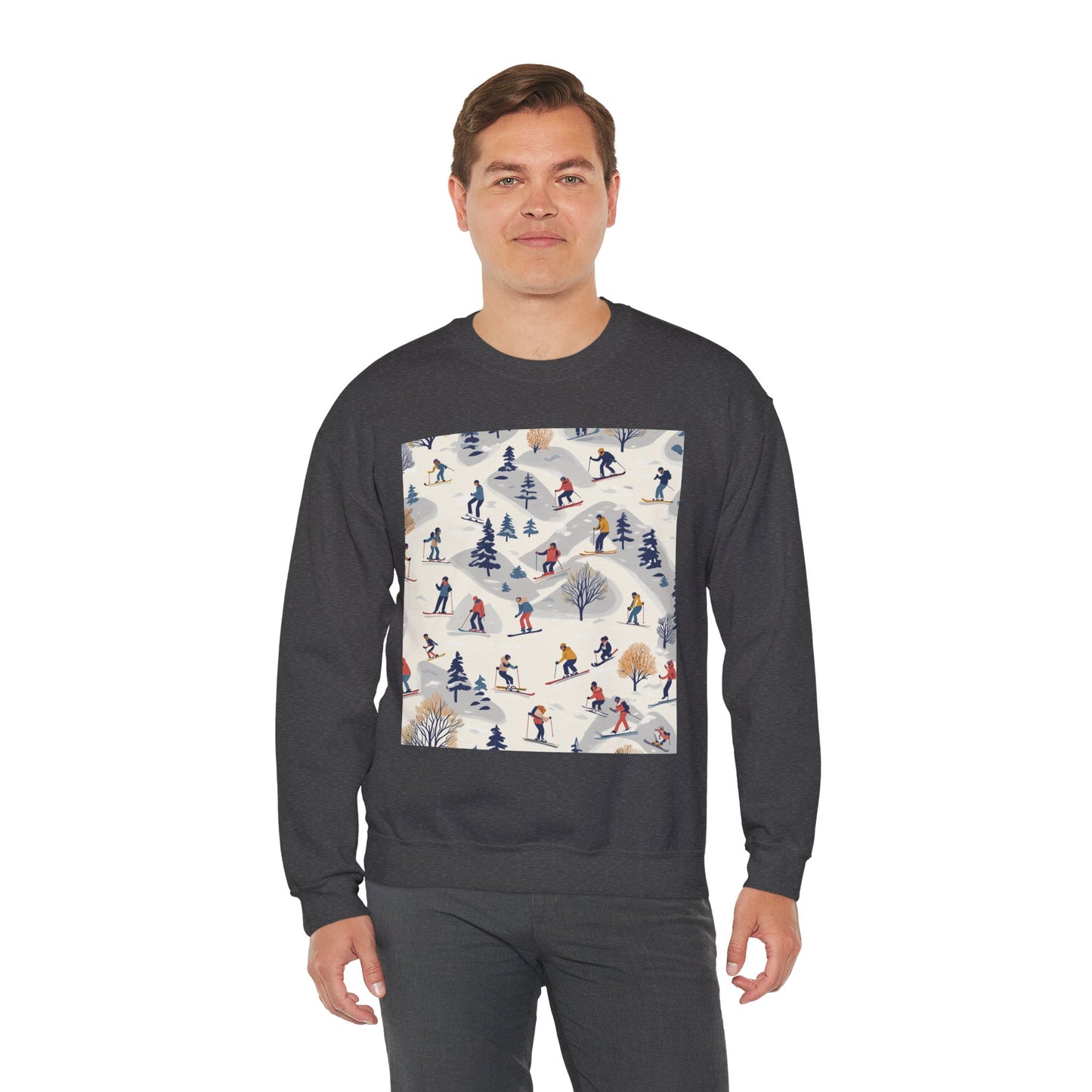 Retro Ski Crewneck Sweatshirt