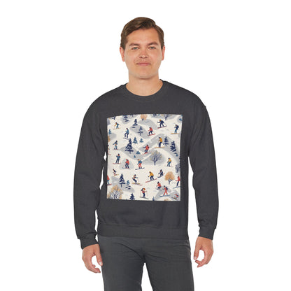 Retro Ski Crewneck Sweatshirt