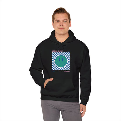 Après Vibes Aspen Smiley Face Hoodie Sweatshirt