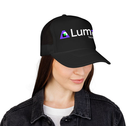 Lumira Tech Advisors Foam Trucker Hat — Branded Logo Mesh Cap