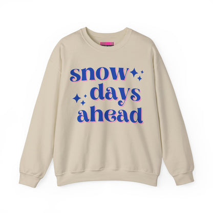 Snow Days Ahead Crewneck Sweatshirt