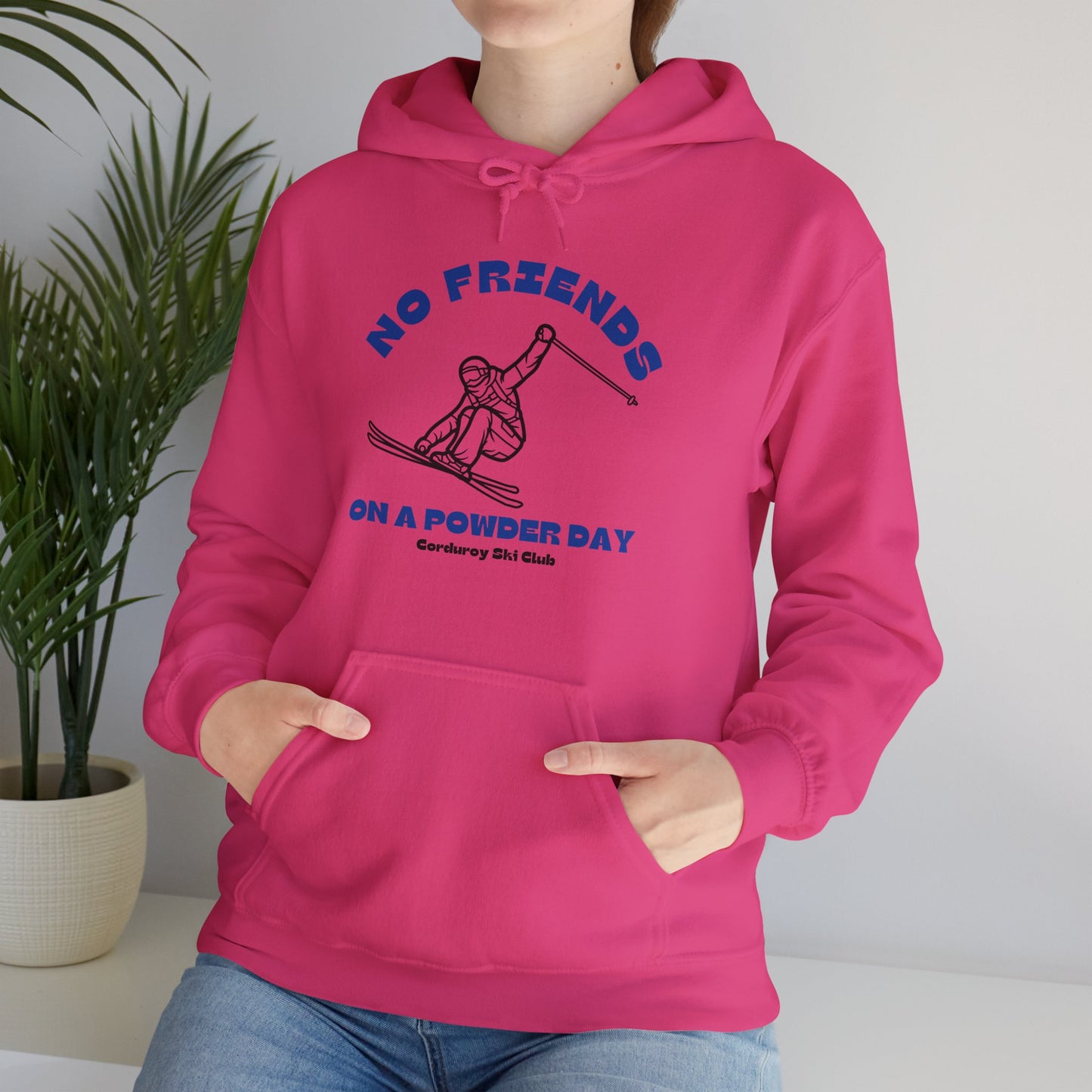 No Friends on a Powder Day CSC Hoodie Sweatshirt
