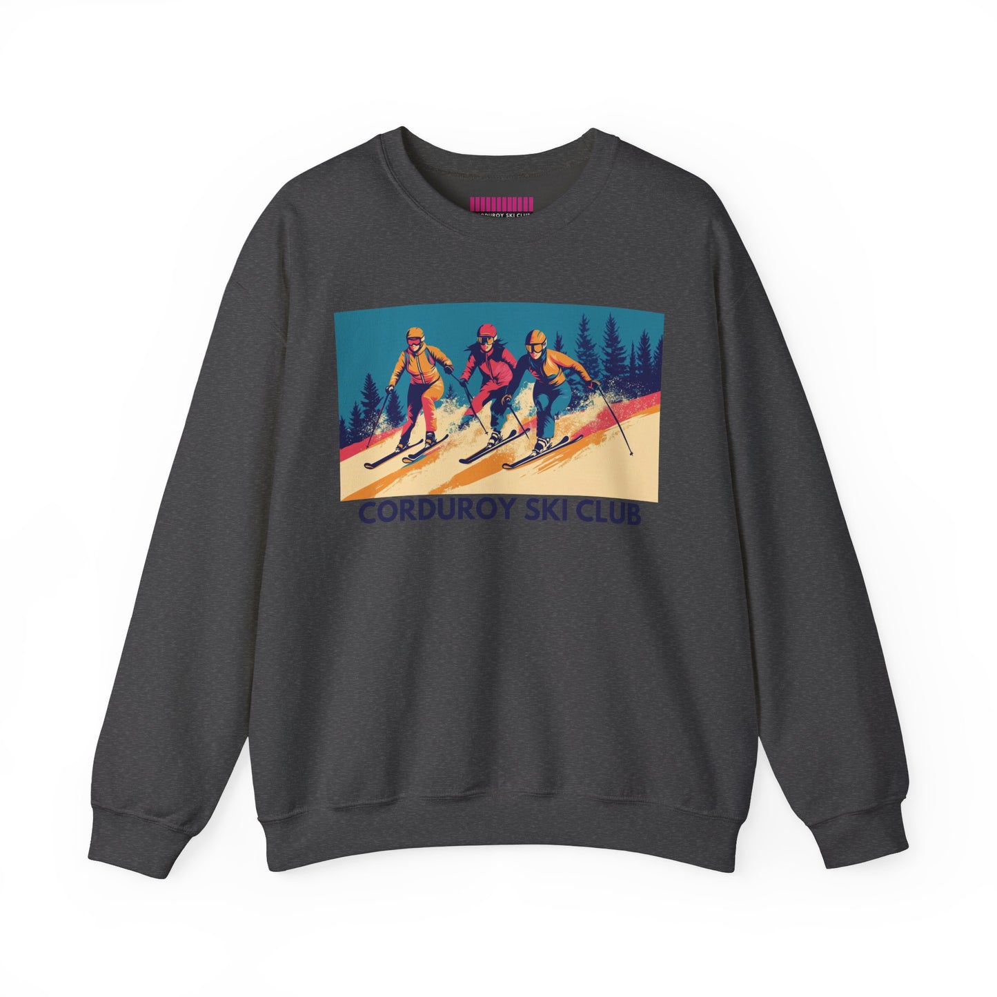 Three Skiers Crewneck Sweatshirt