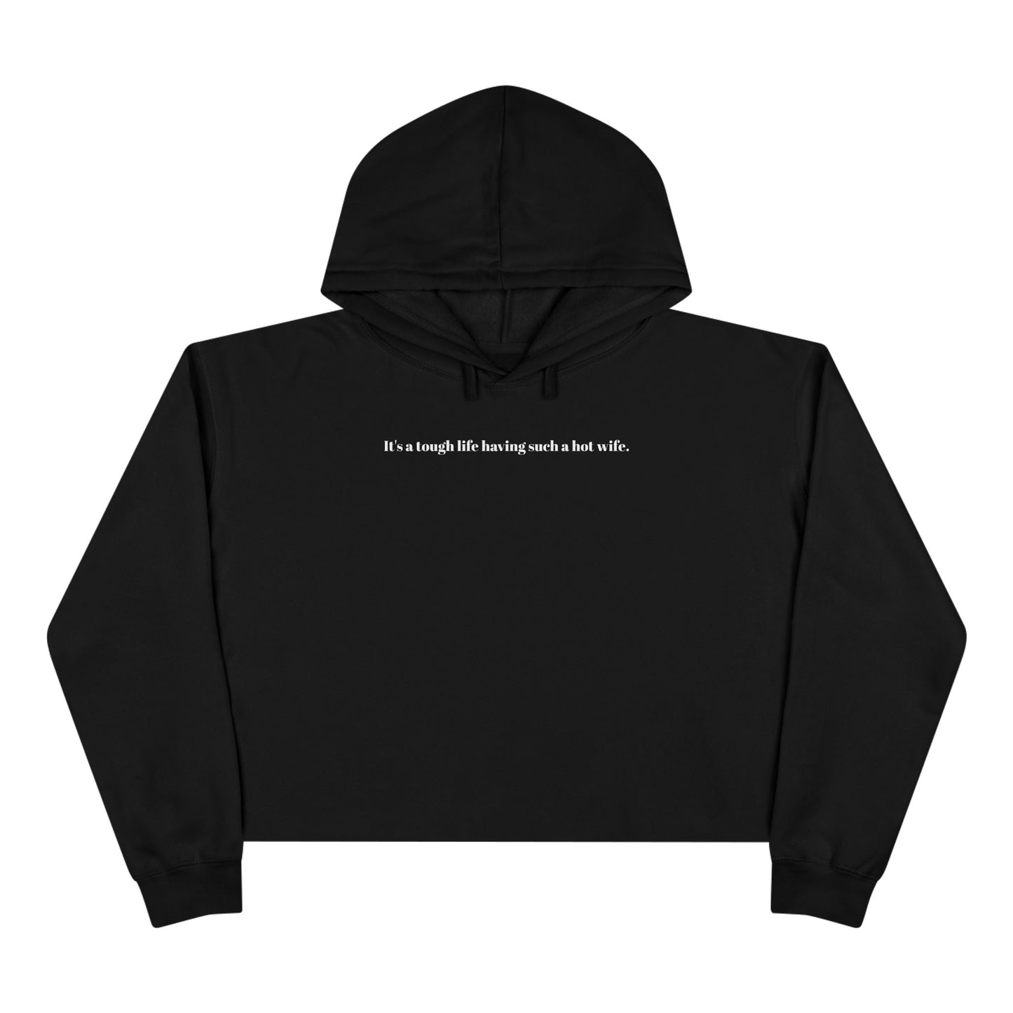 Hot Wife Cropped Hoodie