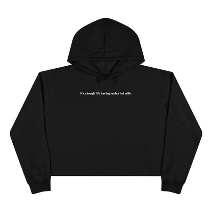 Hot Wife Cropped Hoodie