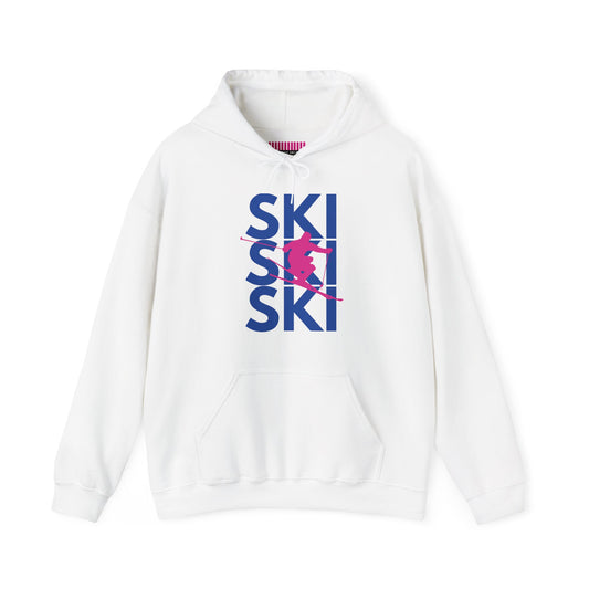 SKI SKI SKI Skier Hoodie Sweatshirt