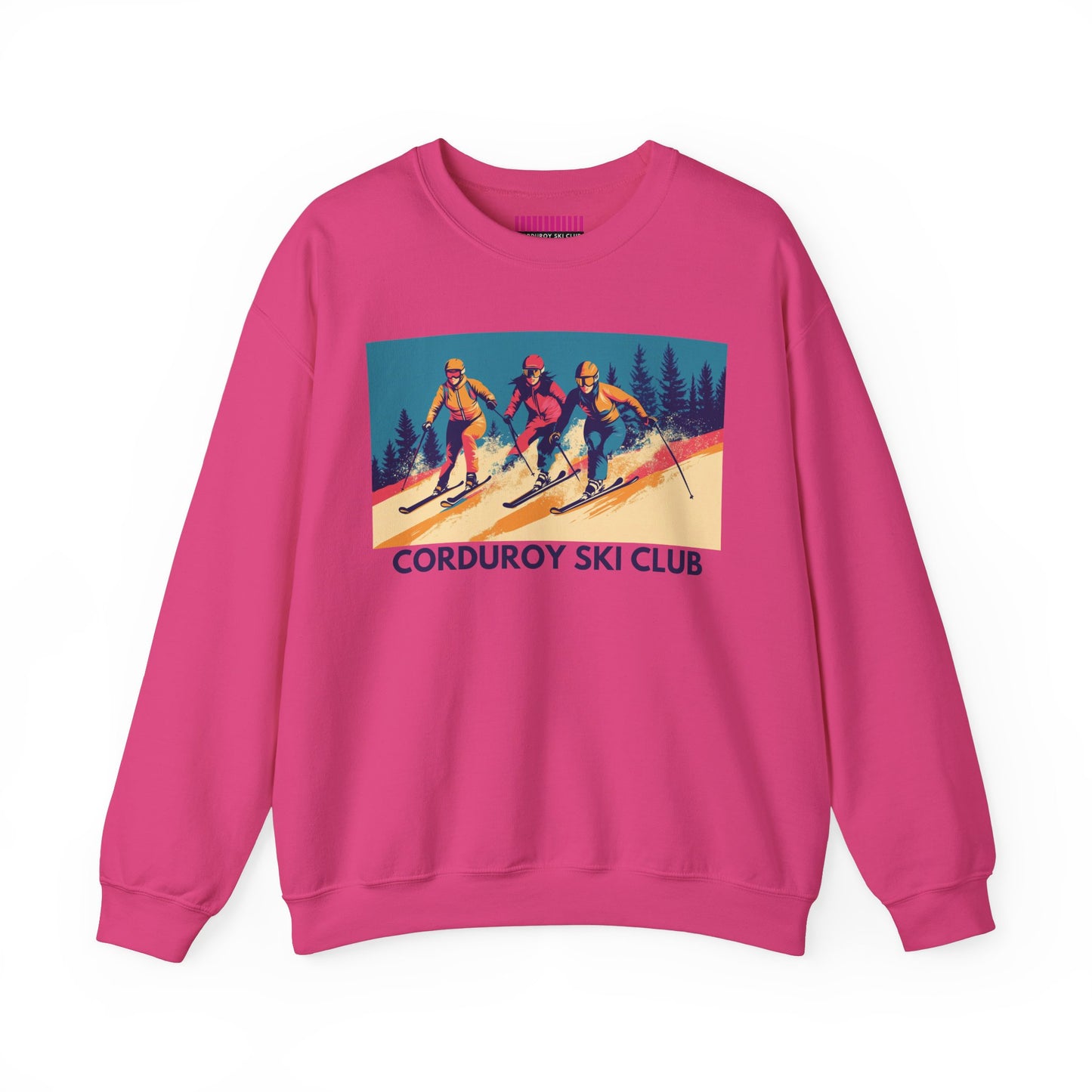 Three Skiers Crewneck Sweatshirt