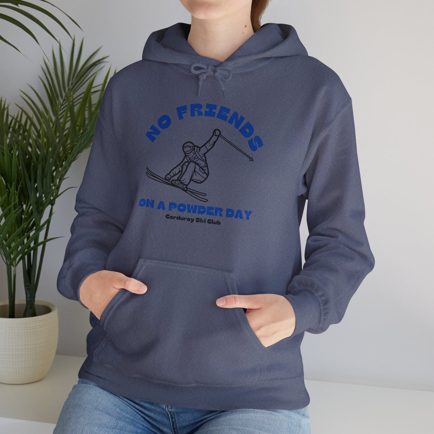 No Friends on a Powder Day CSC Hoodie Sweatshirt