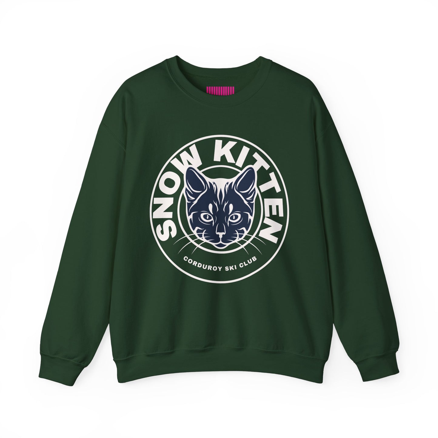 Snow Kitten Corduroy Ski Club Crewneck Sweatshirt