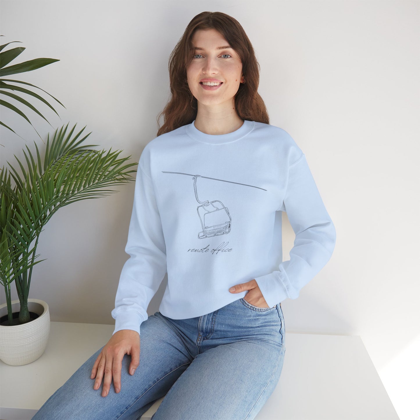 Remote Office Crewneck Sweatshirt