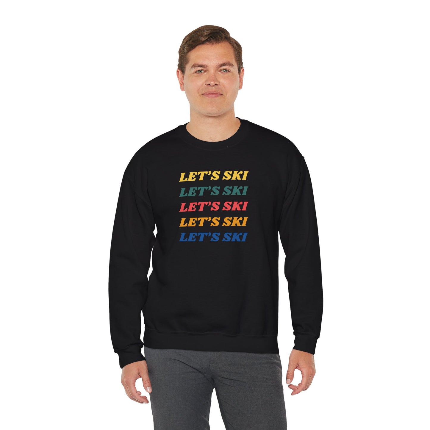 Let's Ski Crewneck Sweatshirt