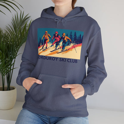 Three Skiers Hoodie Sweatshirt