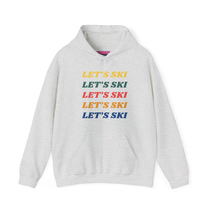 Lets Ski Hoodie Sweatshirt
